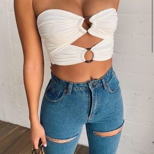 Tiger mist Hamilton crop top